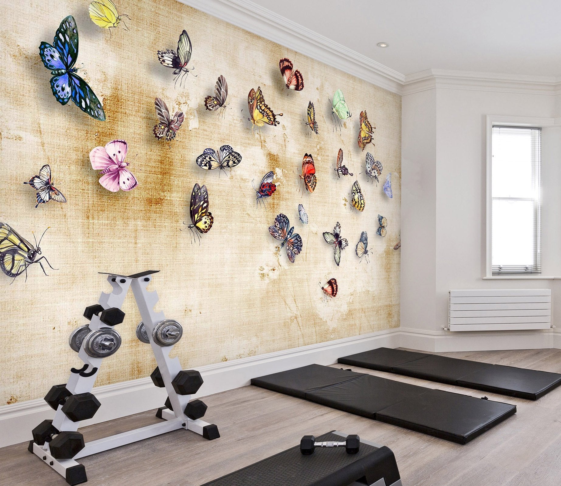 3D colorful butterflies 10 Wall Murals Wallpaper AJ Wallpaper 