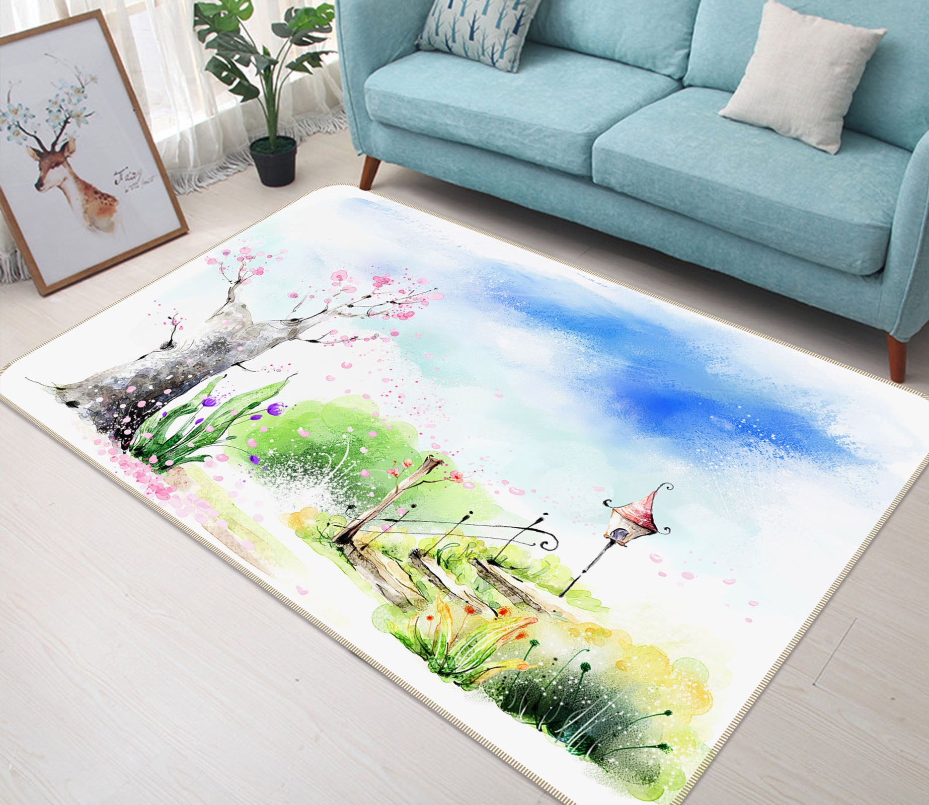 3D Grass Path 33130 Non Slip Rug Mat