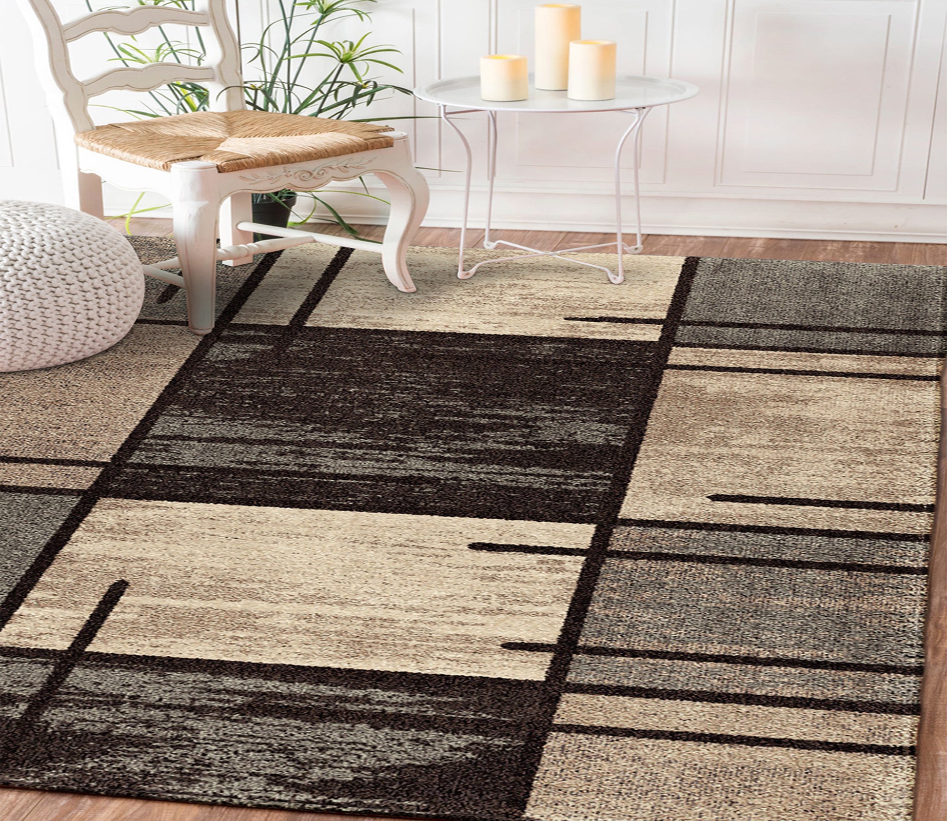 3D Dark Geometry WG152 Non Slip Rug Mat Mat AJ Creativity Home 