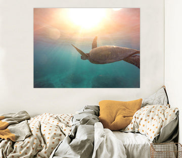 3D Turtle 110 Animal Wall Stickers Wallpaper AJ Wallpaper 2 