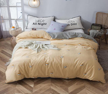 3D Yellow 4188 Bed Pillowcases Quilt