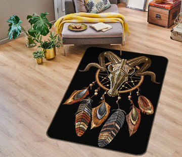 3D Sheep Head Dream Catcher 37142 Non Slip Rug Mat