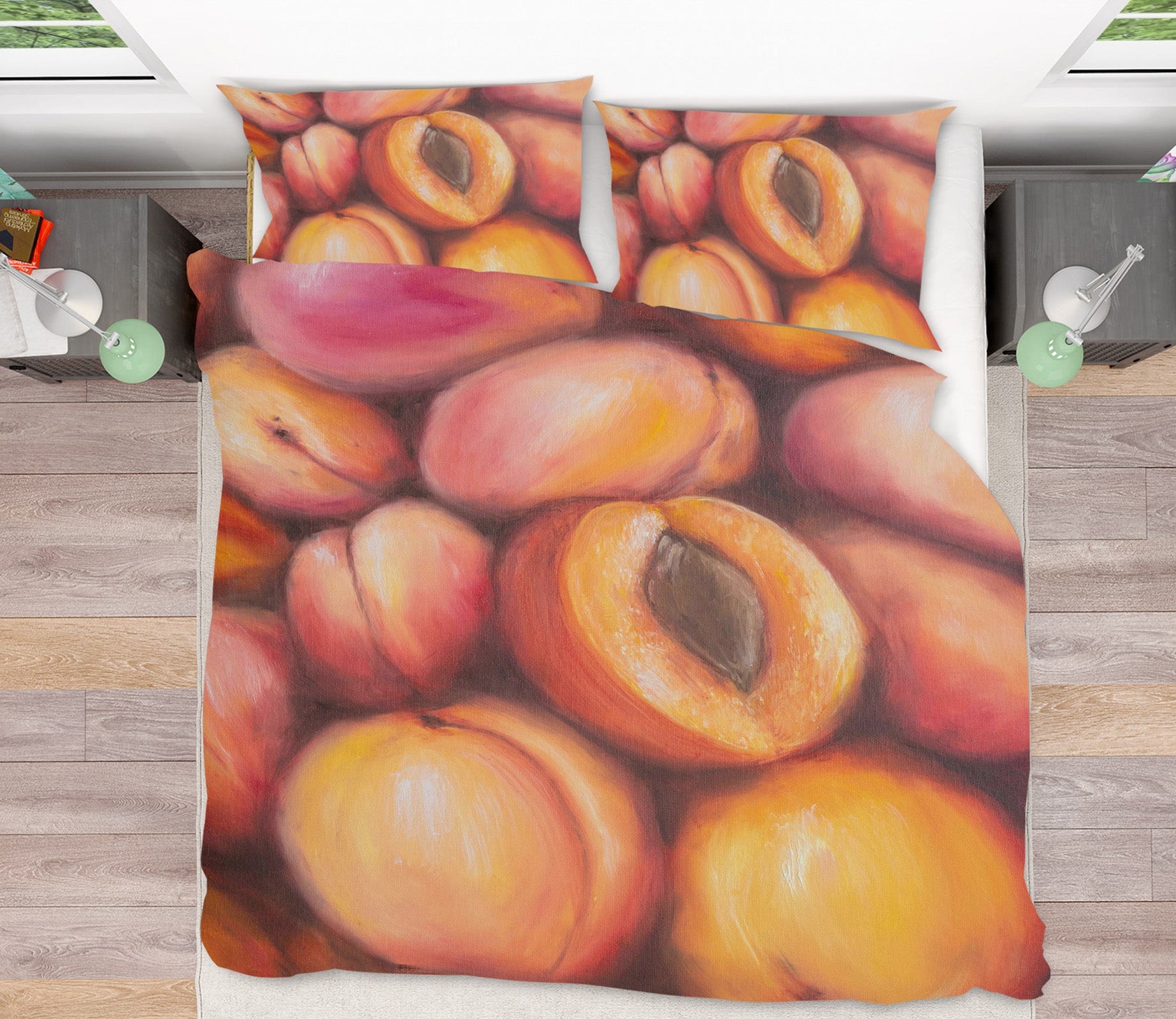 3D Peach 1777 Marina Zotova Bedding Bed Pillowcases Quilt