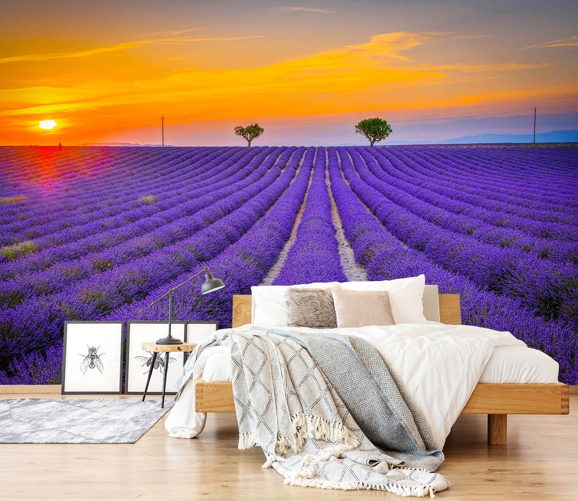 3D Purple Lavender 1450 Marco Carmassi Wall Mural Wall Murals Wallpaper AJ Wallpaper 2 