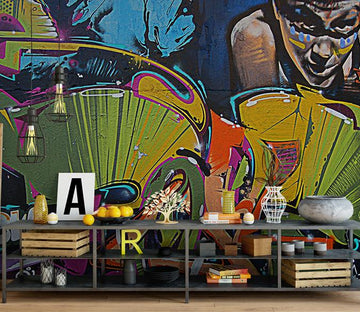 3D Abstract Graffiti 865 Wall Murals Wallpaper AJ Wallpaper 2 