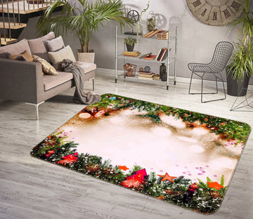 3D Branches 55076 Christmas Non Slip Rug Mat Xmas