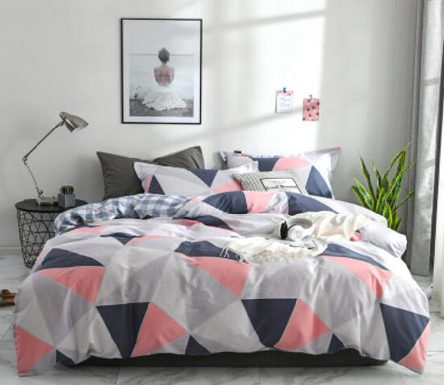 3D Triangle 30345 Bed Pillowcases Quilt