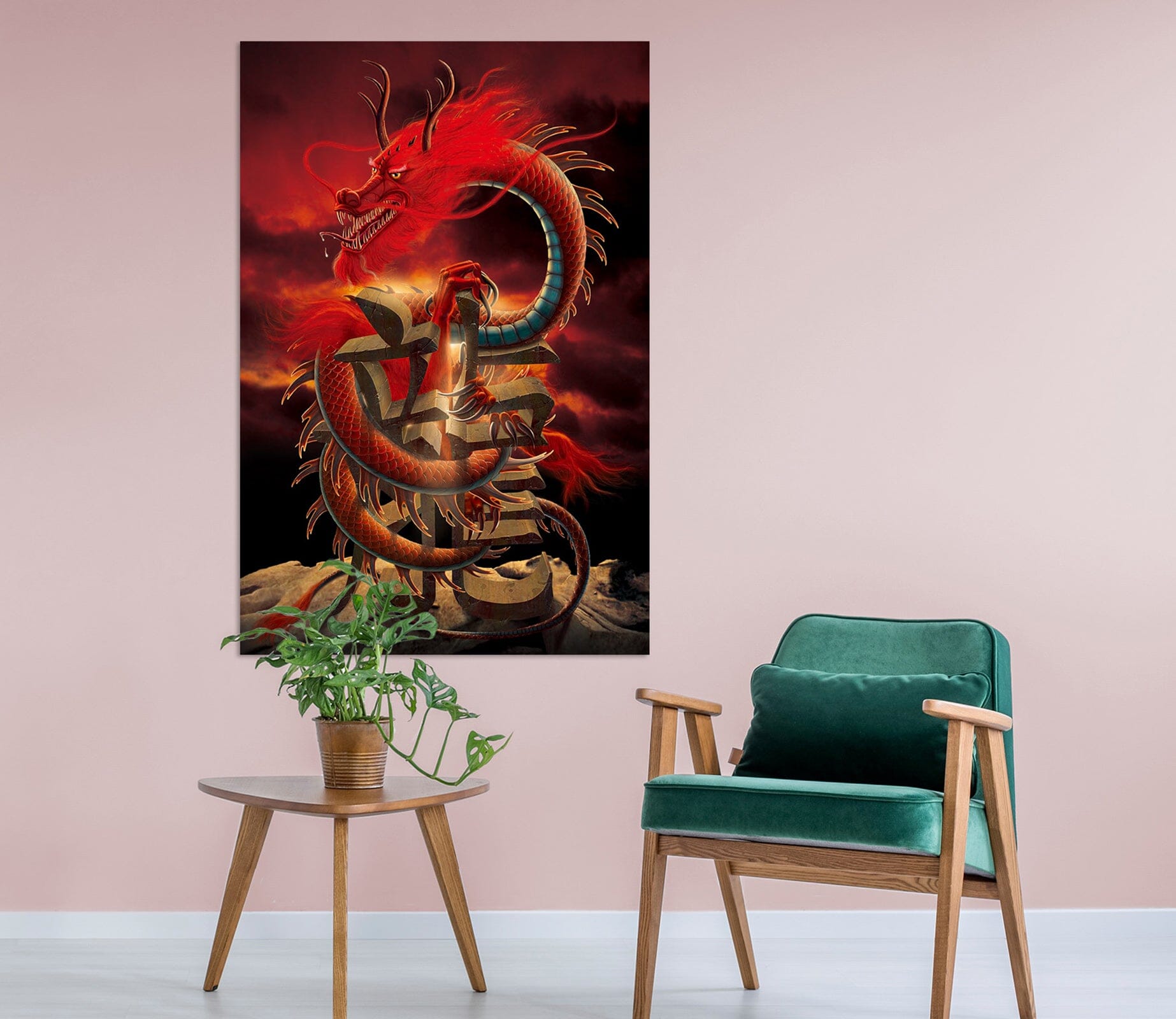 3D Chinese Dragon Def 022 Vincent Hie Wall Sticker Wallpaper AJ Wallpaper 2 