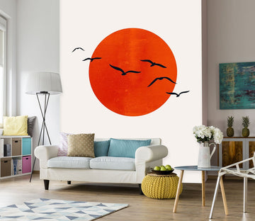 3D Red Sun 1401 Boris Draschoff Wall Mural Wall Murals Wallpaper AJ Wallpaper 2 