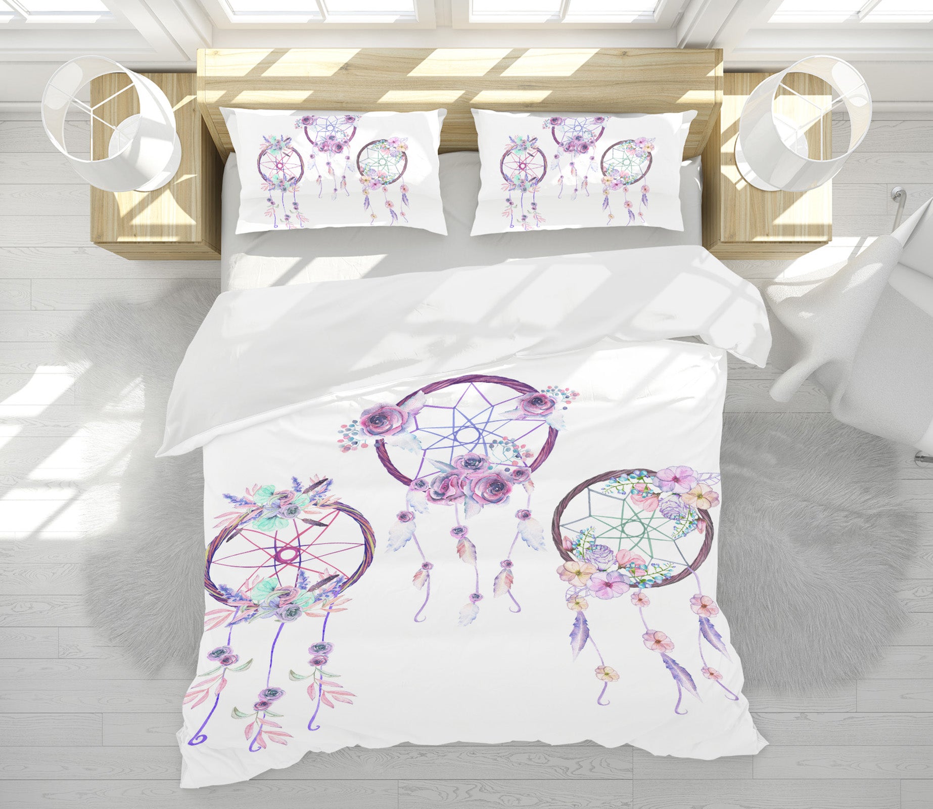 3D Three Dream Catcher 15005 Bed Pillowcases Quilt