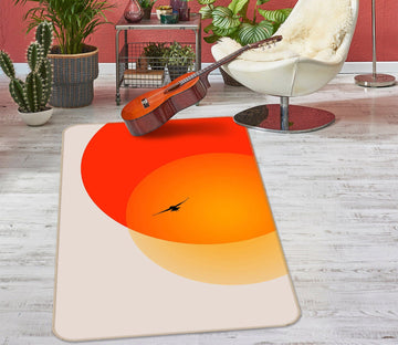 3D Red Sun 1051 Boris Draschoff Rug Non Slip Rug Mat Mat AJ Creativity Home 