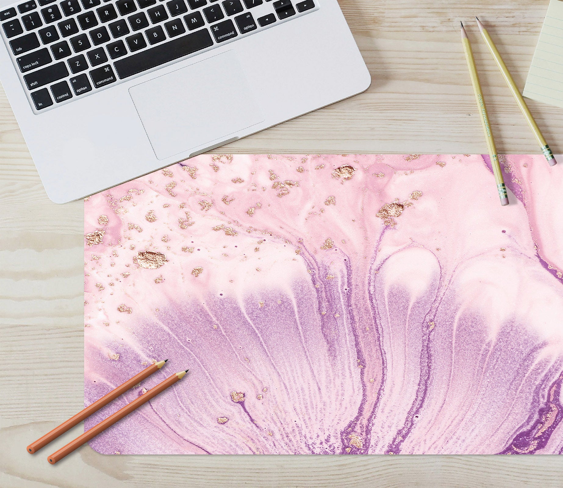 3D Purple Pattern 18054 Desk Mat