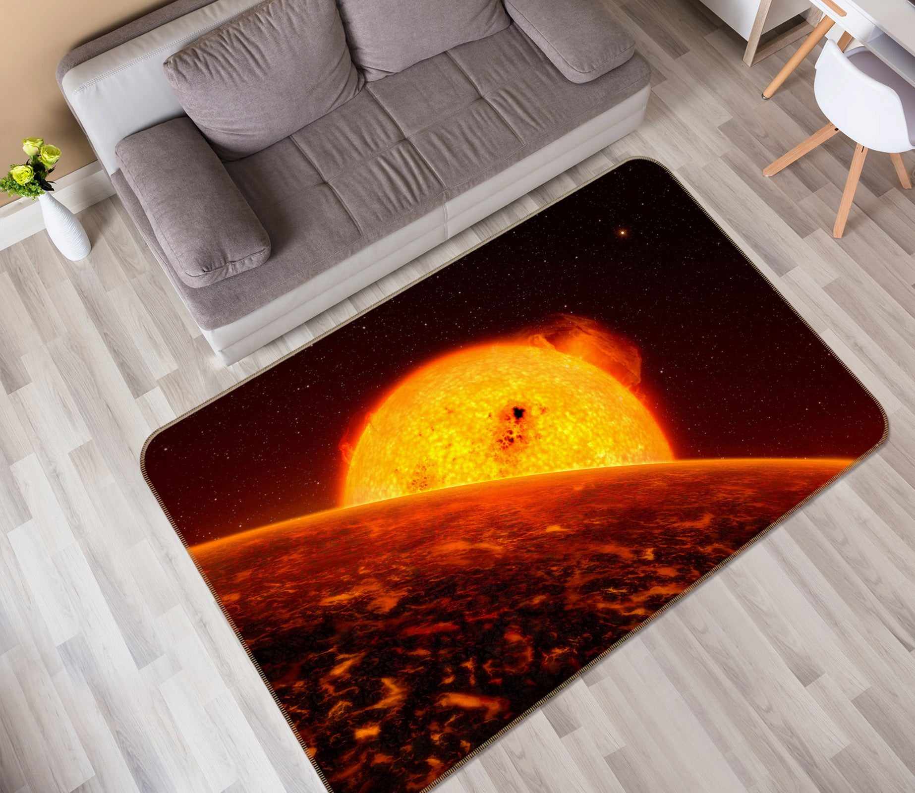 3D Planet 31116 Non Slip Rug Mat