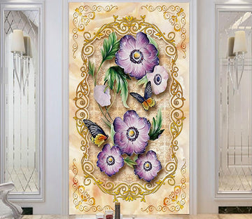 3D Flower 407 Wall Murals Wallpaper AJ Wallpaper 2 