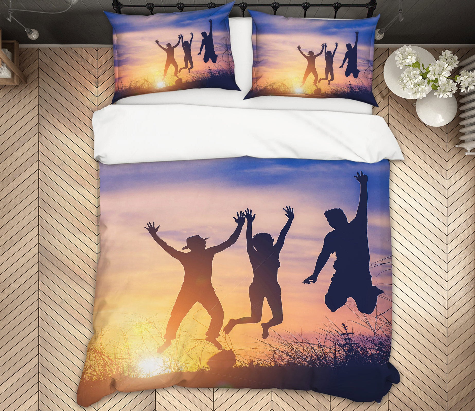 3D Jump 14162 Bed Pillowcases Quilt