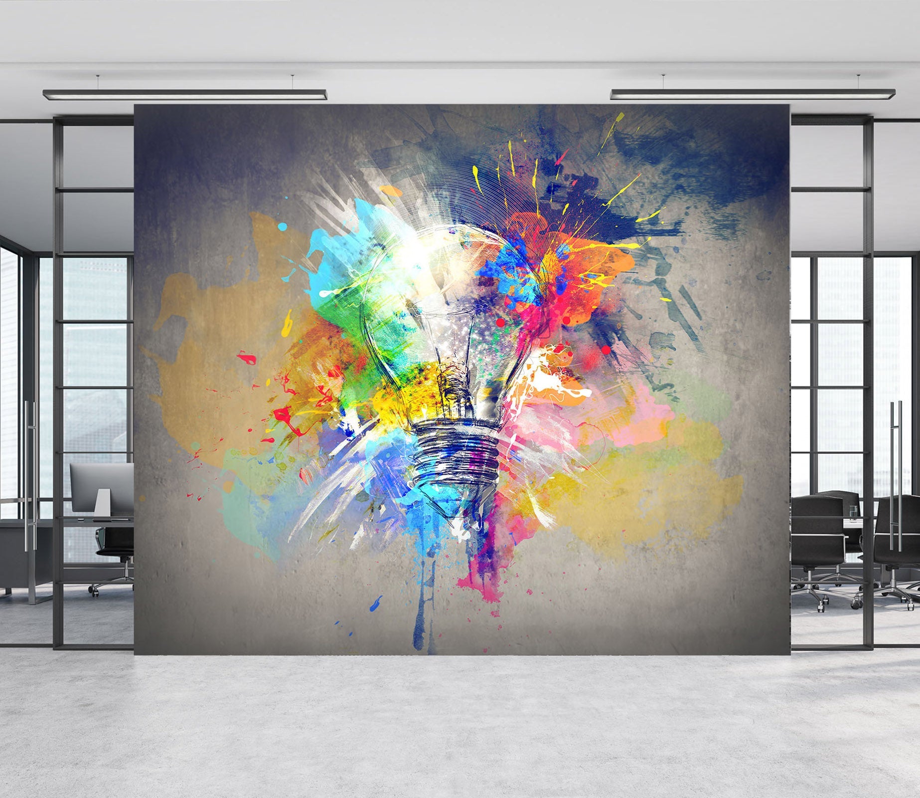 3D Graffiti Design Light 024 Wall Murals Wallpaper AJ Wallpaper 2 
