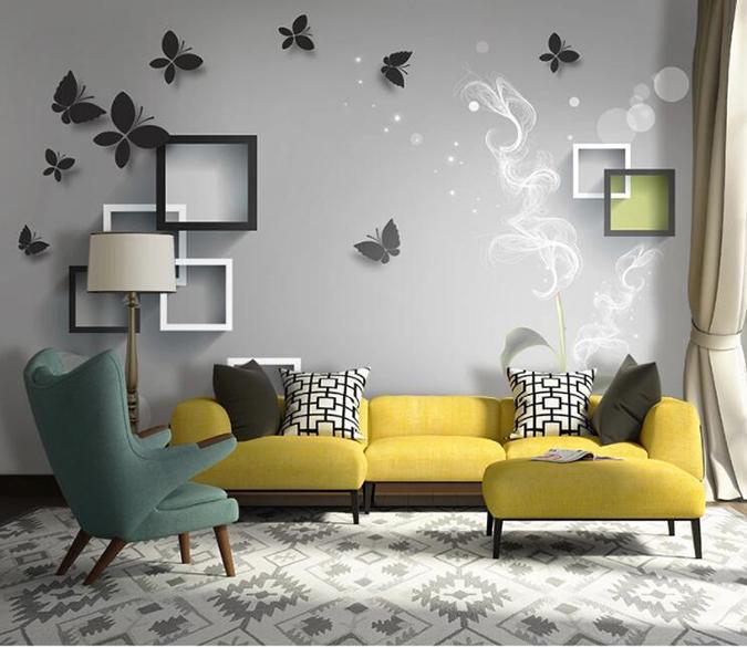 3D Square Pattern 1293 Wall Murals Wallpaper AJ Wallpaper 2 