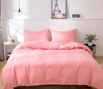 3D Pink 8158 Bed Pillowcases Quilt