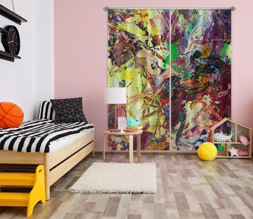 3D Sunny Forest 111 Allan P. Friedlander Curtain Curtains Drapes Curtains AJ Creativity Home 