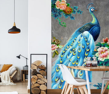 3D Color Peacock 1839 Wall Murals Wallpaper AJ Wallpaper 2 