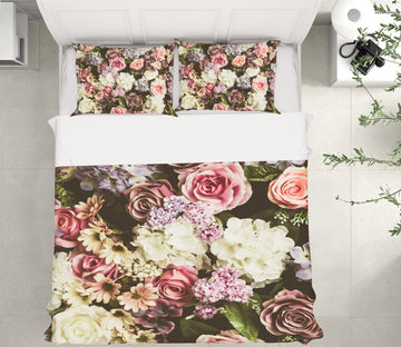 3D Flowers 14218 Bed Pillowcases Quilt