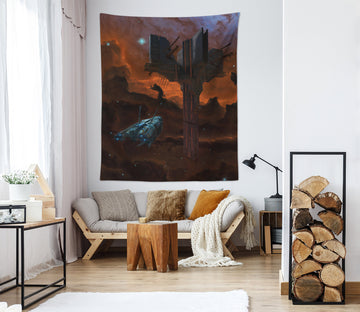 3D Battleship 116206 Vincent Tapestry Hanging Cloth Hang