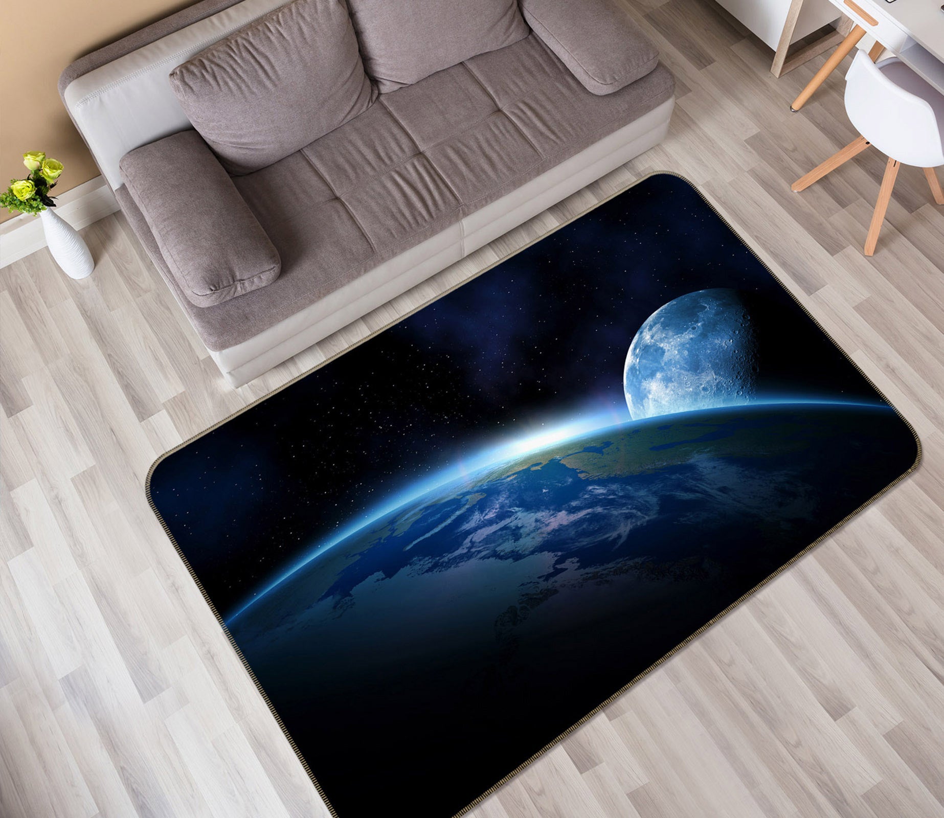 3D Earth 31152 Non Slip Rug Mat