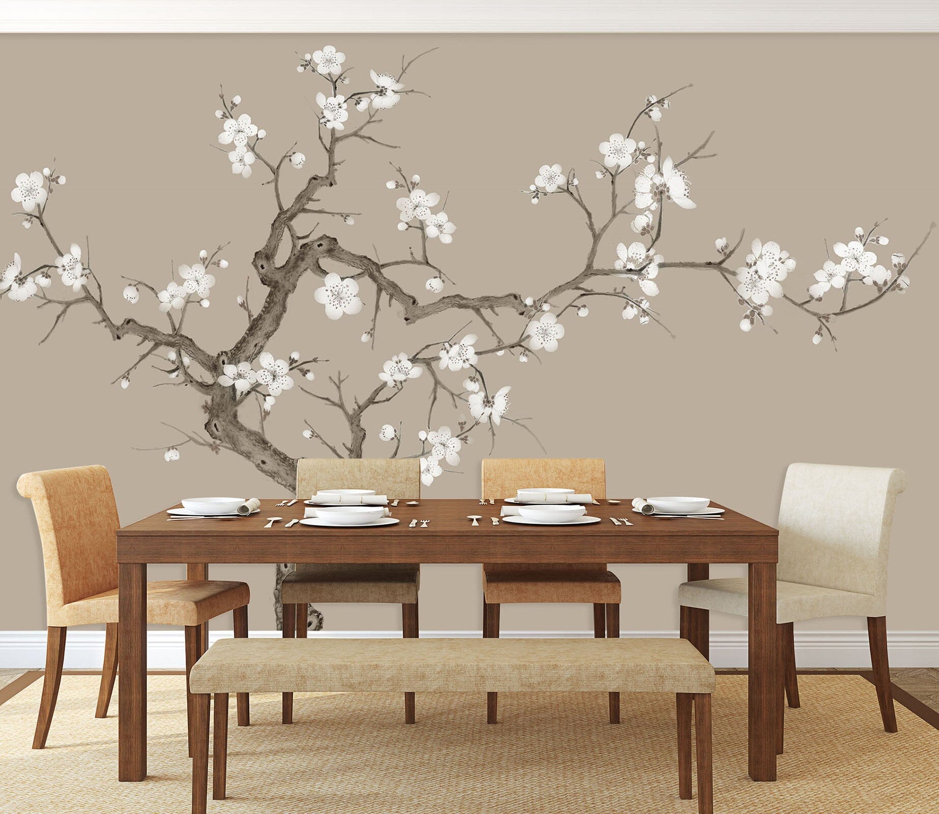 3D Bright Flowers 1449 Wall Murals Wallpaper AJ Wallpaper 2 