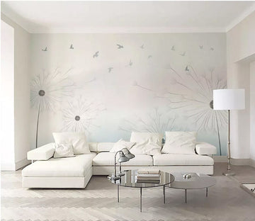 3D Gently Dandelion 2021 Wall Murals Wallpaper AJ Wallpaper 2 