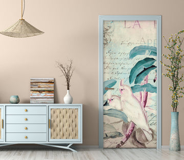 3D Branches Parrot 11918 Andrea Haase Door Mural