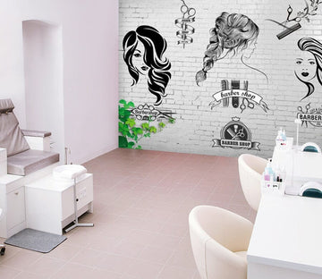 3D Long Hair Styling 1565 Wall Murals Wallpaper AJ Wallpaper 2 