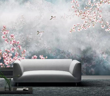3D Birds And Flowers 374 Wall Murals Wallpaper AJ Wallpaper 2 
