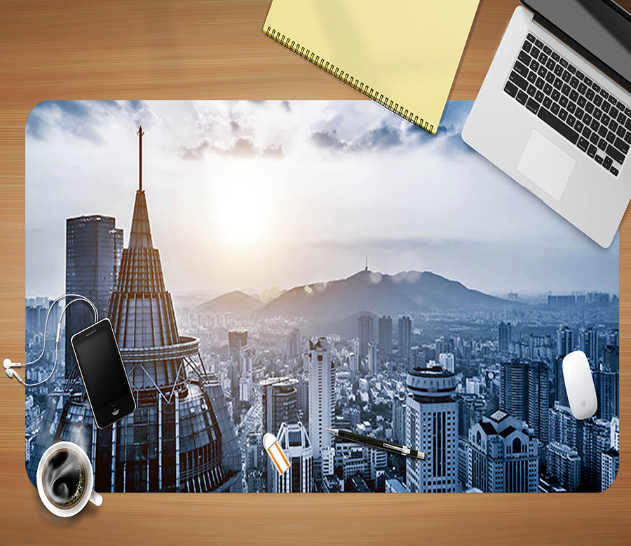 3D City Building 17019 Desk Mat