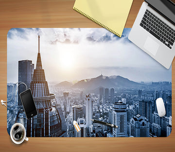 3D City Building 17019 Desk Mat