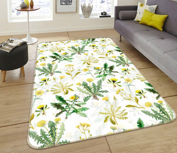 3D Chrysanthemum 170 Uta Naumann Rug Non Slip Rug Mat
