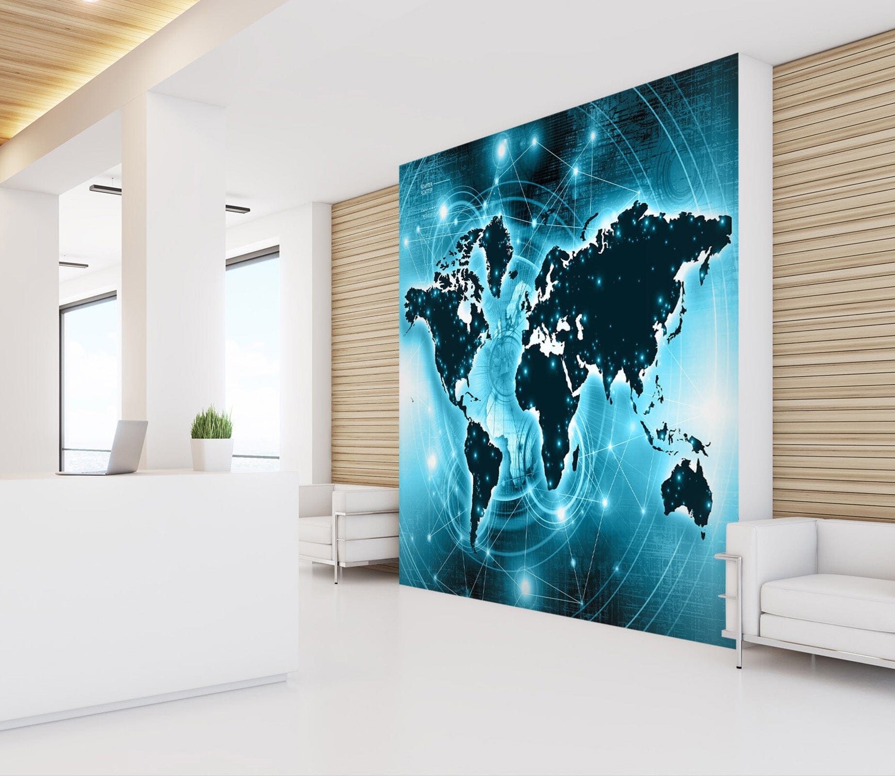 3D Black Valley 2105 World Map Wall Murals Wallpaper AJ Wallpaper 2 