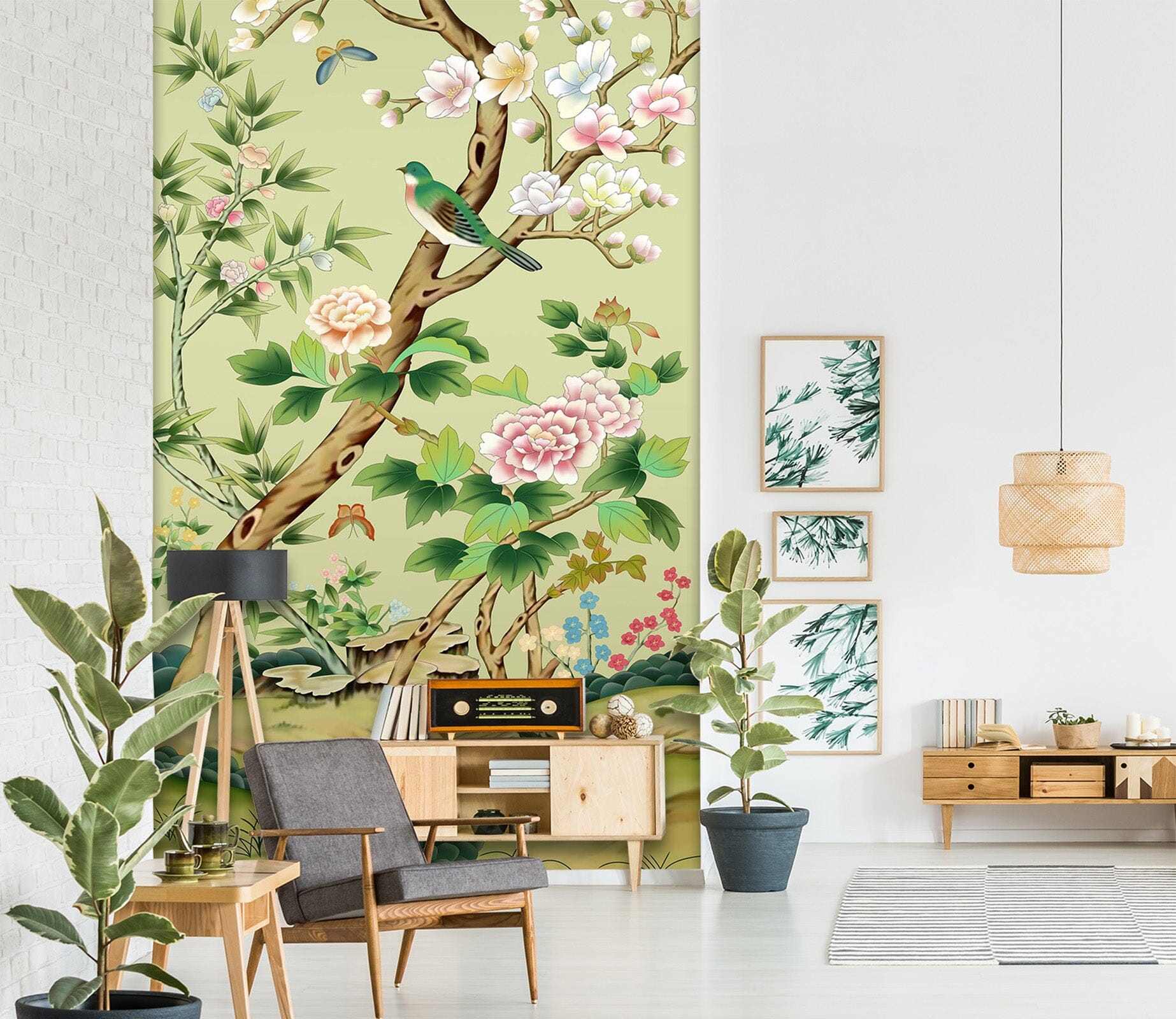 3D Flower Tree 1530 Wall Murals Wallpaper AJ Wallpaper 2 