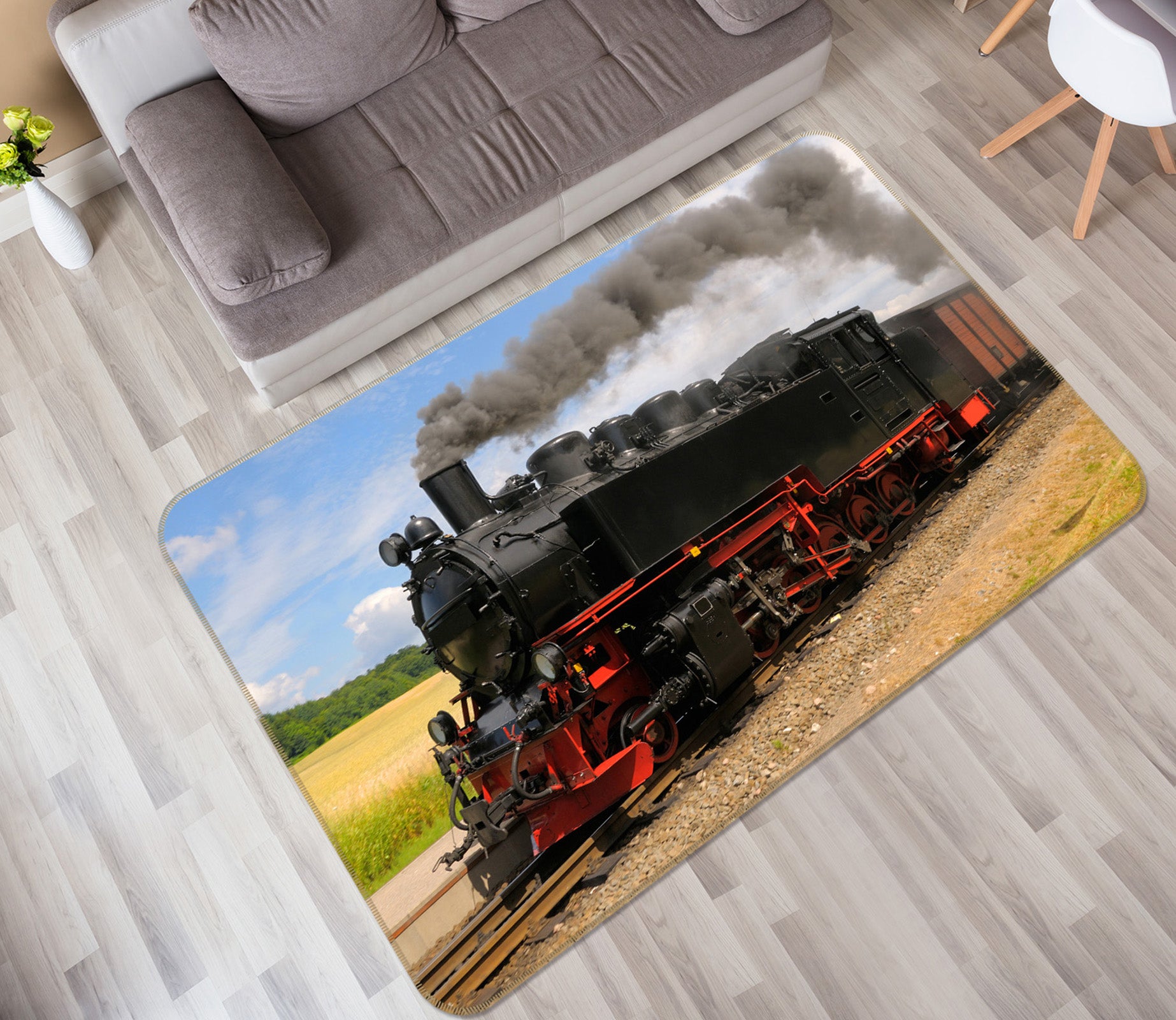3D Train 38223 Vehicle Non Slip Rug Mat