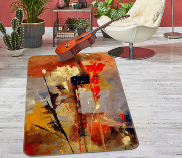 3D Flowers 65057 Non Slip Rug Mat