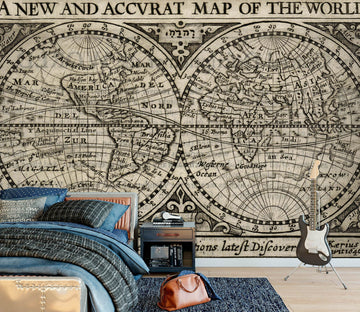 3D Precision Painting 2025 World Map Wall Murals Wallpaper AJ Wallpaper 2 