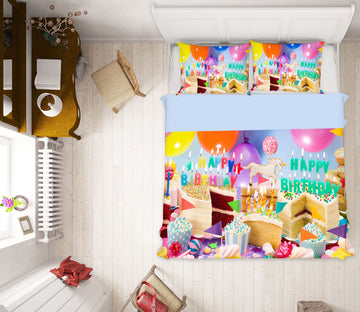 3D Unicorn Cake 1041 Assaf Frank Bedding Bed Pillowcases Quilt