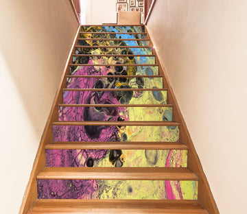 3D Color Pigment Texture 90196 Valerie Latrice Stair Risers