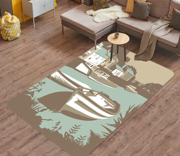 3D Padstow 1128 Steve Read Rug Non Slip Rug Mat Mat AJ Creativity Home 