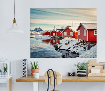 3D Red House 175 Marco Carmassi Wall Sticker Wallpaper AJ Wallpaper 2 