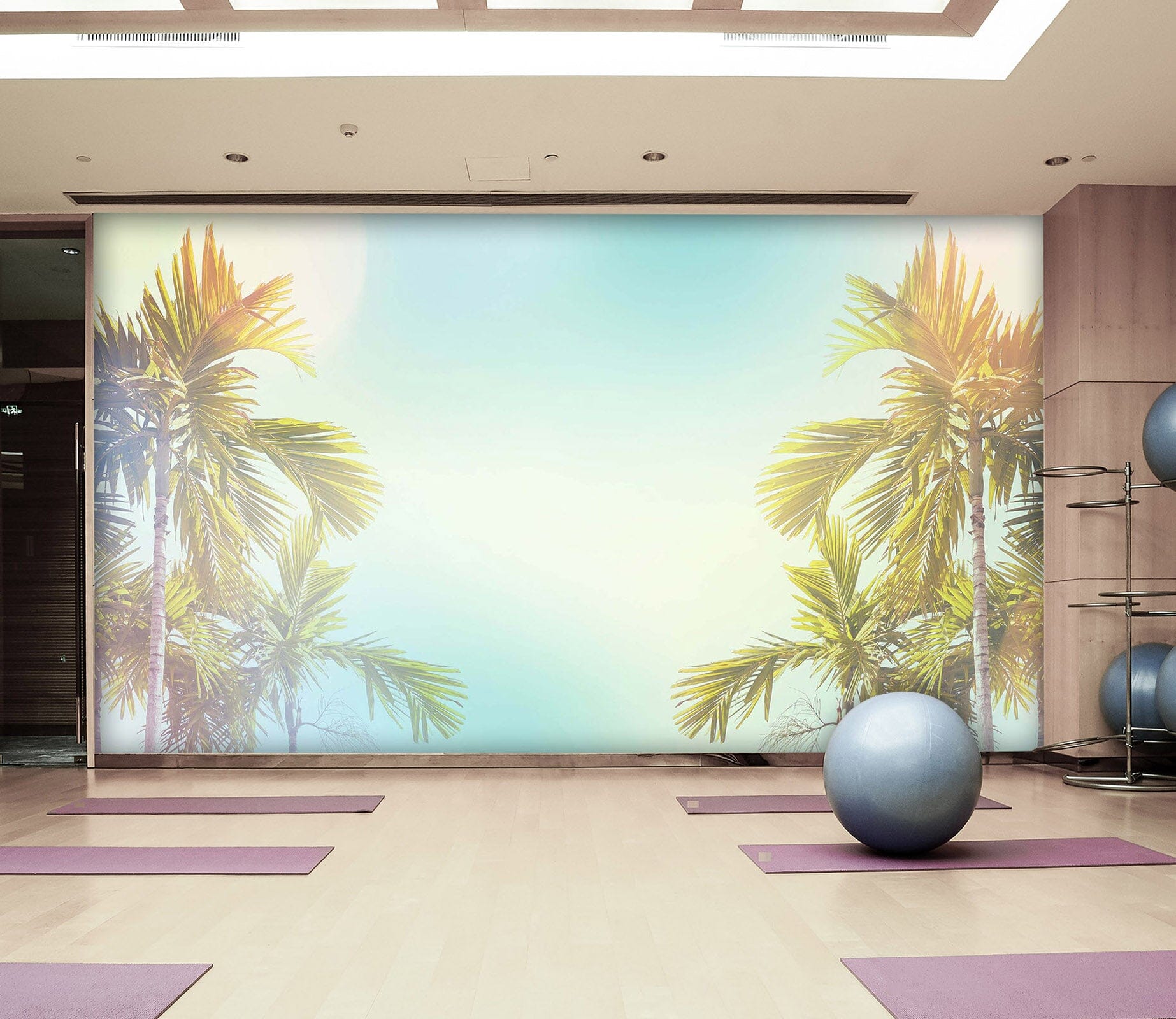 3D Coconut Tree 274 Wall Murals Wallpaper AJ Wallpaper 2 