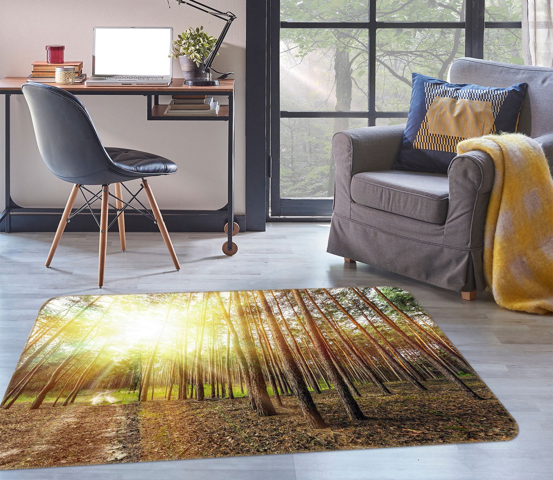 3D Forest 76223 Non Slip Rug Mat
