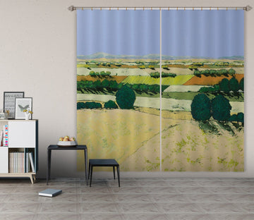 3D Green Field 107 Allan P. Friedlander Curtain Curtains Drapes Curtains AJ Creativity Home 