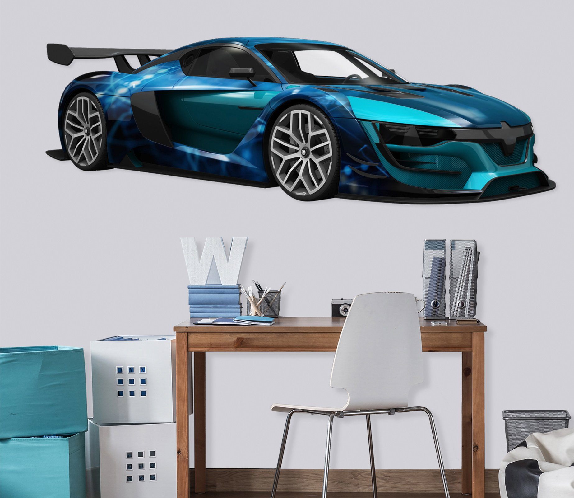 3D FP Sports Car 0173 Vehicles Wallpaper AJ Wallpaper 