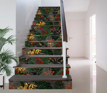 3D Grove Leaves 103212 Uta Naumann Stair Risers