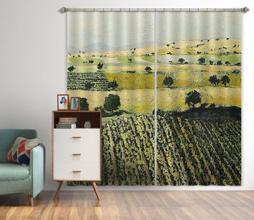 3D Green Field 101 Allan P. Friedlander Curtain Curtains Drapes Curtains AJ Creativity Home 